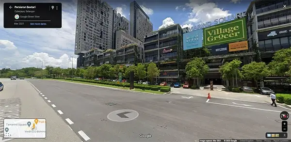 Google Maps - Street View Screen shot